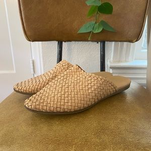 A new day woven slip-on mules